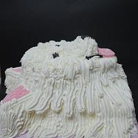 Siberian samoyed cake