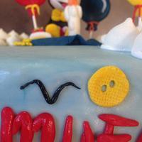 "flying carpet"Michey mouse cake 