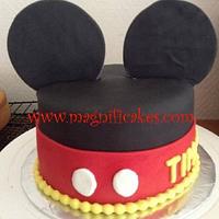 Mickey Mouse smash cake