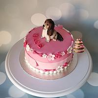 Puppyshower cake