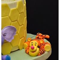 Winnie and Friends Baby Shower Cake