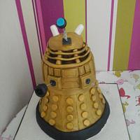 Dalek Birthday Cake