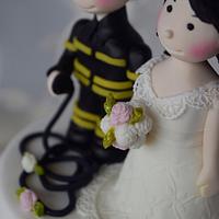 A fireman and his bride