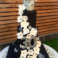 My 30th Birthday Skull Cake 