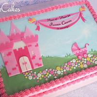 princess castle baby shower