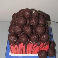 Oreo cake ball cake