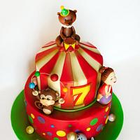  funny circus cake