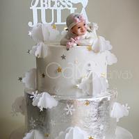 Starry Starry cake for little baby Julia