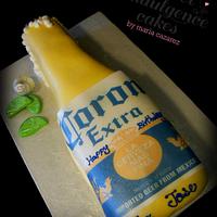  Corona Beer Bottle  Birthday Cake