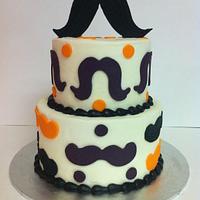 Mustache cake