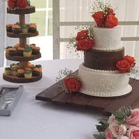 Tree Rustic Wedding Cake 