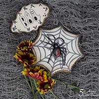 Creepy Spider and Ghostly Boo Cookies 🕷️👻