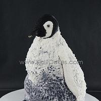 Emporer Penguin Chick Cake