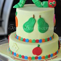 Friendly Caterpillar cake