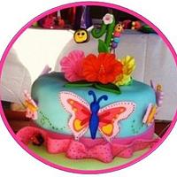 Caterpillar 1st Birthday Cake