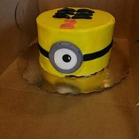 Despicable Me Minion Birthday Cake 