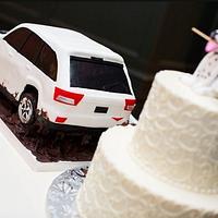 Jeep Wedding Cake