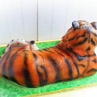 3D cake tiger