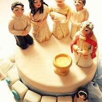 Family Christening Cake