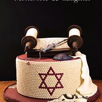 Bar mitzvah mosaic cake Bar mitzvah mosaic cake