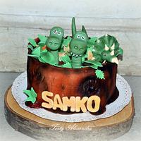 Dinosaurs cake