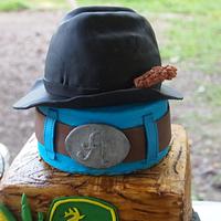 John Deere/Cowboy Themed 6th Birthday Cake