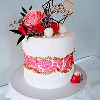 Fault line cake Fault line cake
