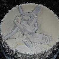 Amore&Psiche painted cake