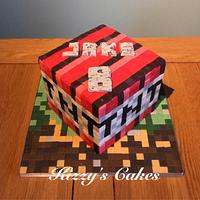 Minecraft TNT Block Cake