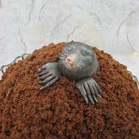 Cake "molehill"