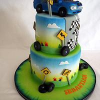 BMW birthday cake for a child