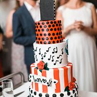 Rockabilly Wedding cake 