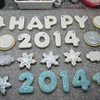 Happy 2014 cookies