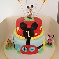 Mickeys clubhouse cake