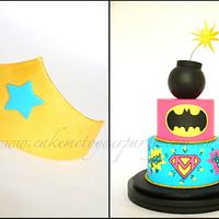 Supergirl Cake