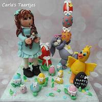 Fondant Cake Topper Sweet Easter Collaboration 