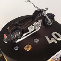 Harley Davidson birthday cake