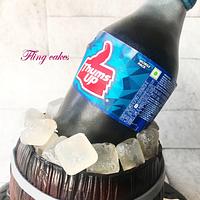 Thums up theme cake