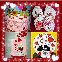 Valentine's Snoopy Cookies