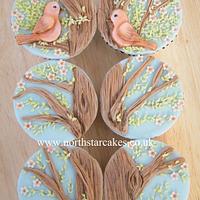 Love Birds Cupcakes