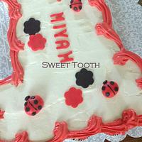 Pull-A-Part Lady Bug Cupcake Cakes