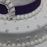 Violet Wedding Cake