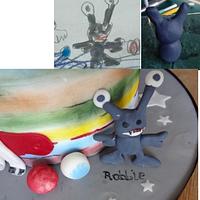 Aliens & Autism Rocket - Sugar Art 4 Autism Collaboration