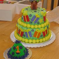 Scooby Doo First Birthday with Matching Smash Cake