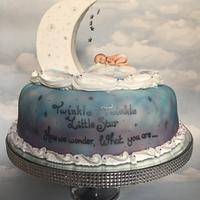 Gender reveal cake