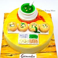 Send Pani puri flavor cake Online | Free Delivery | Gift Jaipur
