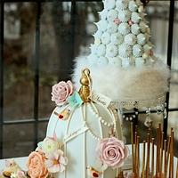 Romantic Birdcage Cake