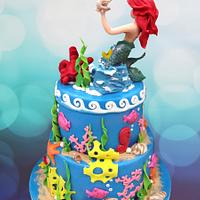 Dancing Ariel Cake