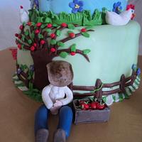 Kristina's Animal Birthday Cake