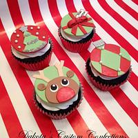 Christmas cupcakes for my children's teachers